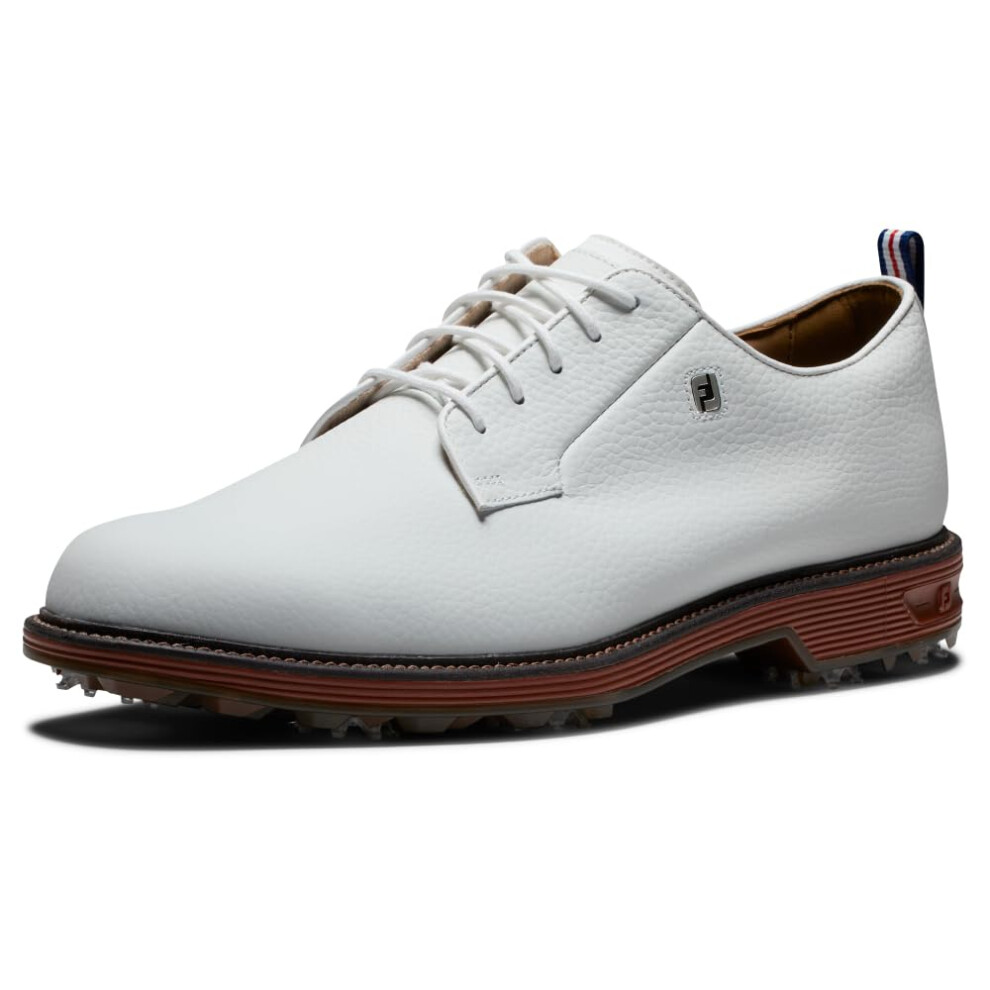 FootJoy Men's Premiere Series-Field Golf Shoe  Cool White/Brick  10 X-