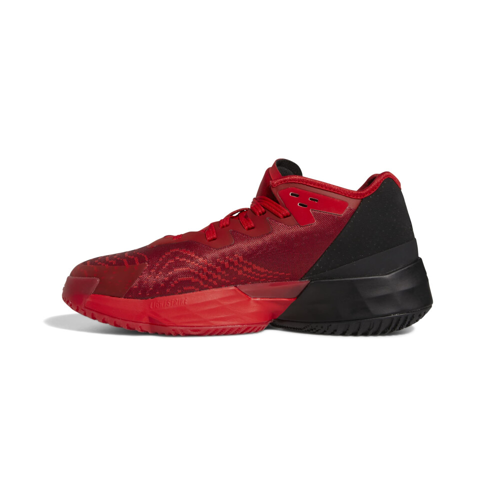 adidas Unisex D.O.N. Issue 4 Basketball Shoe  Vivid Red/Black/Team Vic