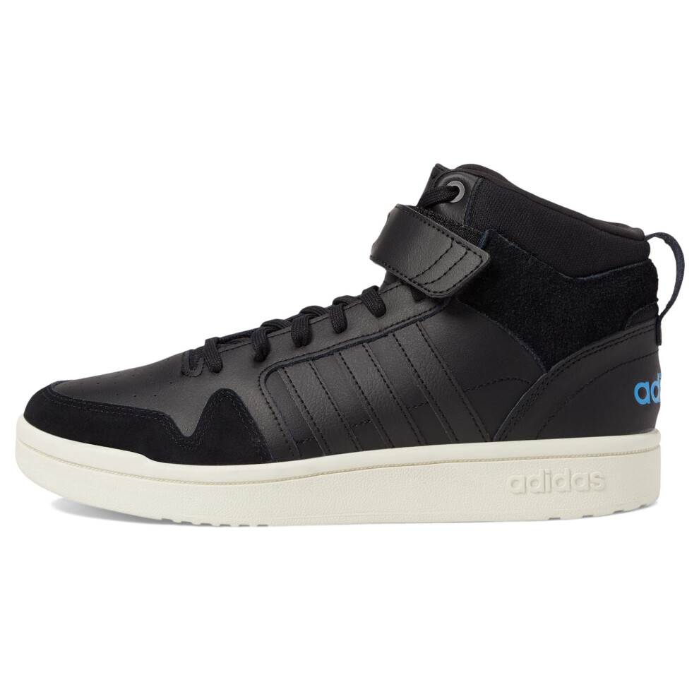 adidas Men's Postmove Mid Basketball Shoe  Black/Black/Pulse Blue  10.