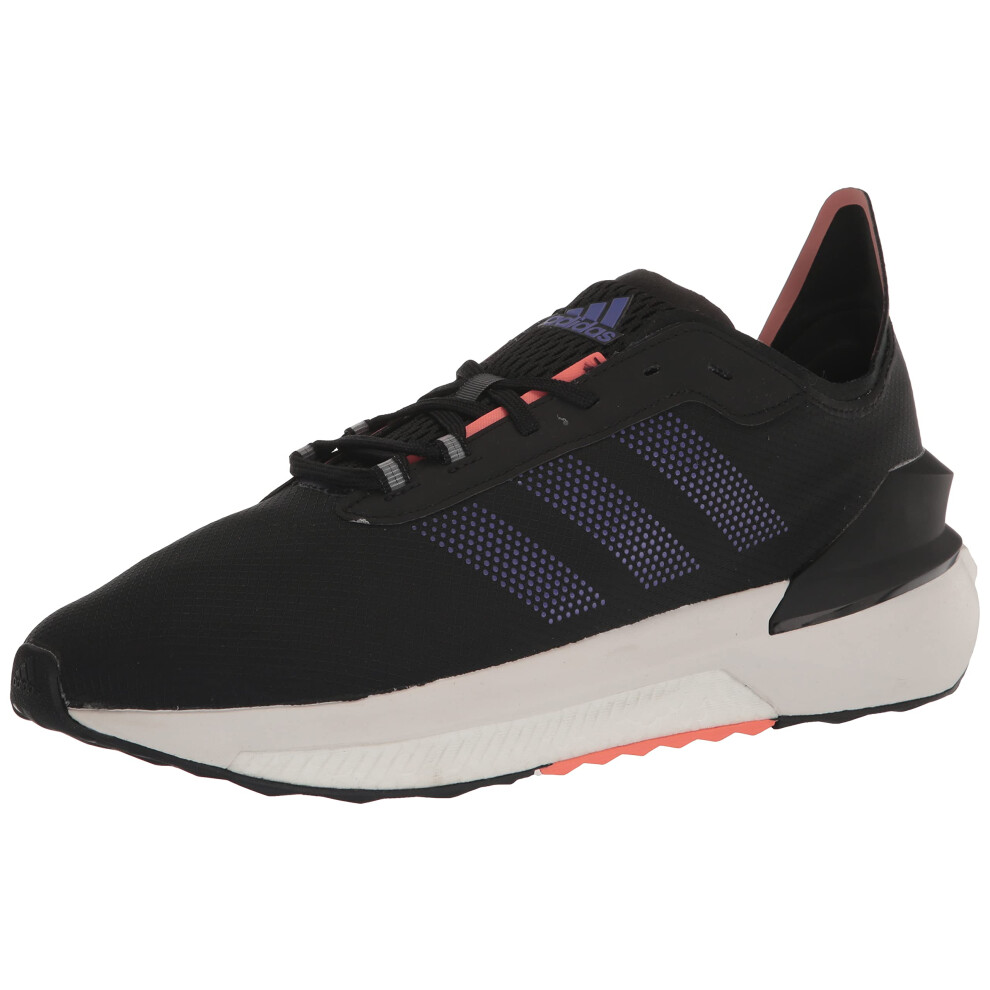 adidas Unisex Avery Running Shoe  Black/Black/Coral Fusion  14 US Men