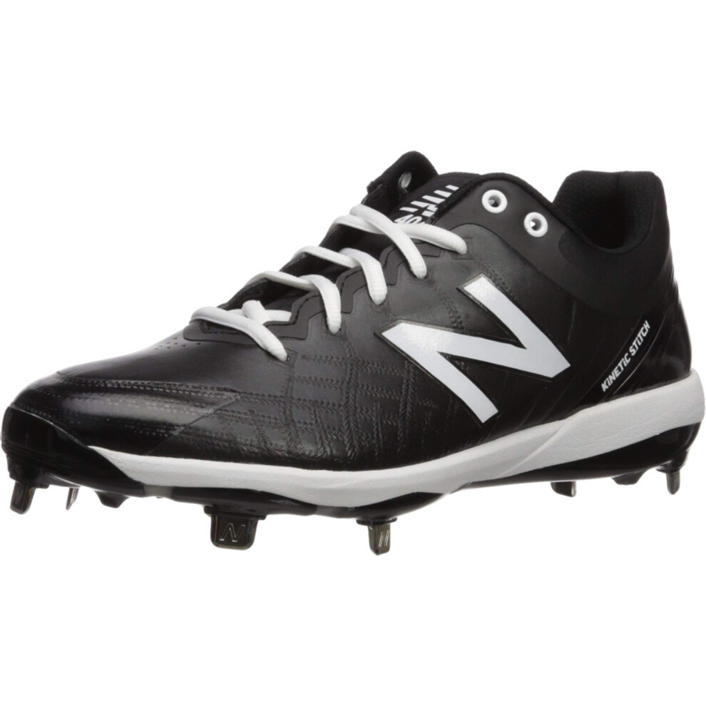 New Balance Men's 4040 V5 Metal Baseball Shoe  Black/White  15 M US