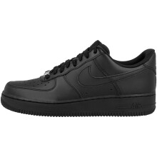 Nike Herren Air Force 1 '07 Schuh, Schwarz/Schwarz-Gummilichtbraun, 10.5
