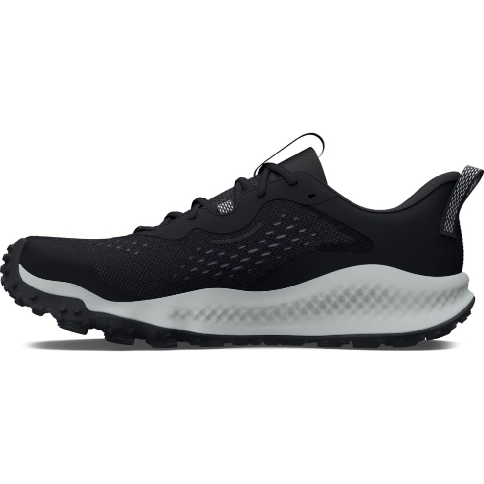 Under Armour Men's Charged Maven Trail  (002) Black/Mod Gray/White  14