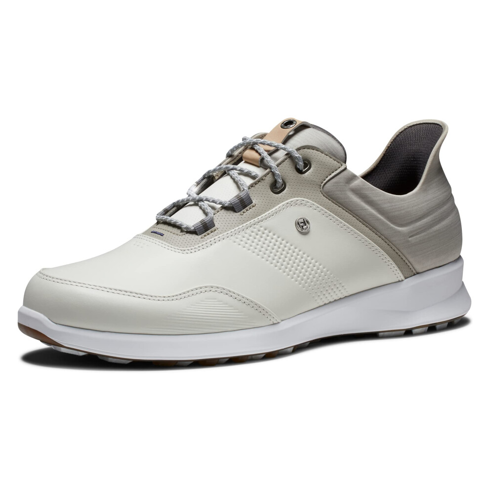 FootJoy Men's Stratos Golf Shoe  Beige/Khaki  9