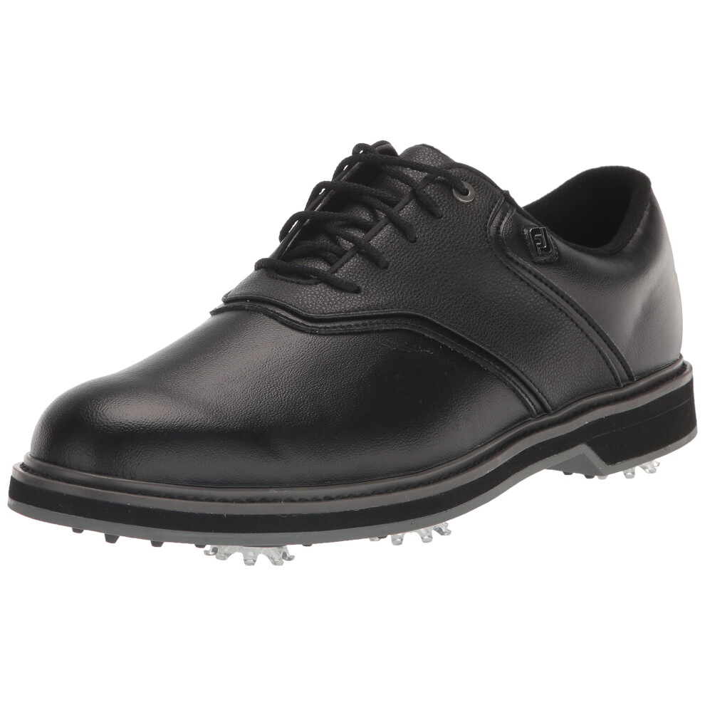 FootJoy Men's FJ Originals Golf Shoe  Black/Black  8 Wide