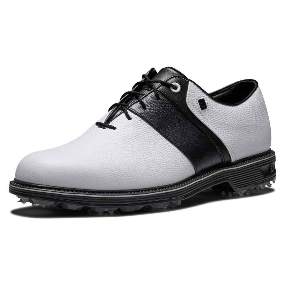 FootJoy Men's Premiere Series-Packard Golf Shoe  White/Black  10.5 Wid