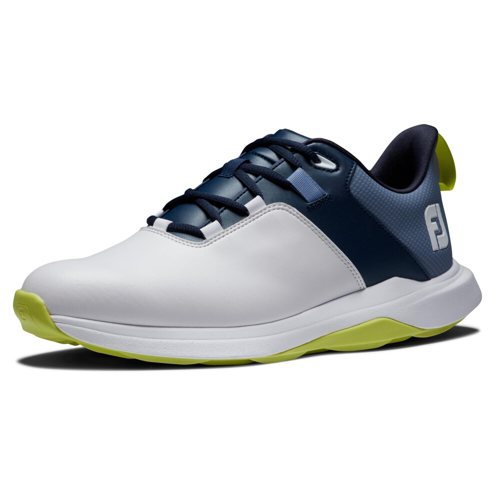 FootJoy Men's Prolite Golf Shoe  White/Navy/Lime  13 Wide