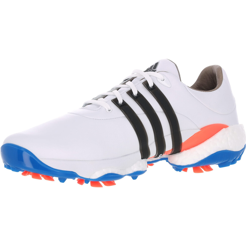 adidas Men's Tour360 22 Golf Shoes  Footwear White/Core Black/Blue Rus