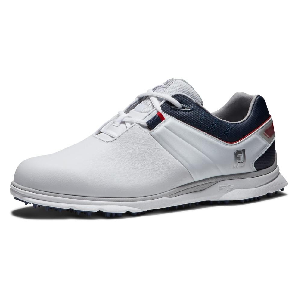 FootJoy Men's Pro|SL Golf Shoe  White/Navy/Red  9