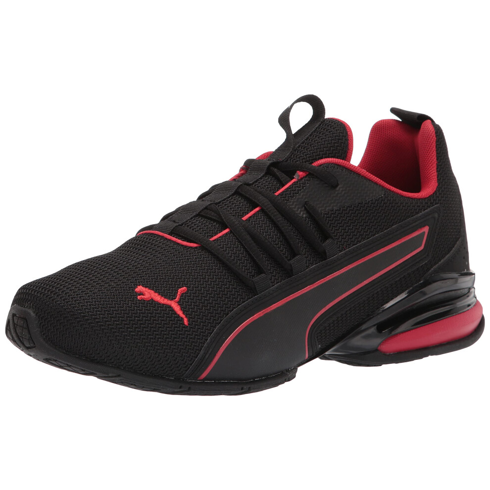 PUMA New Men's Axelion NXT Running Shoe Black/Urban Red 8.5