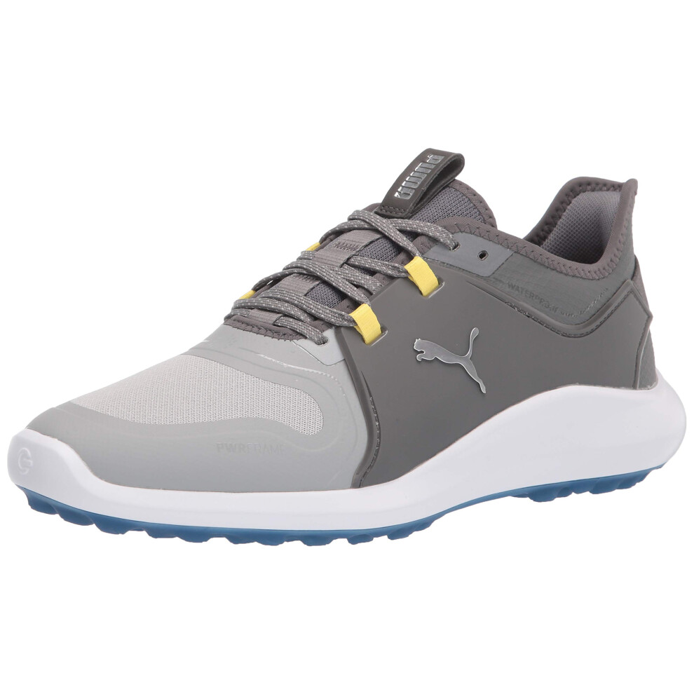 PUMA Men's Ignite Fasten8 Golf Shoe  High Rise Silver-Quiet Shade  9 W