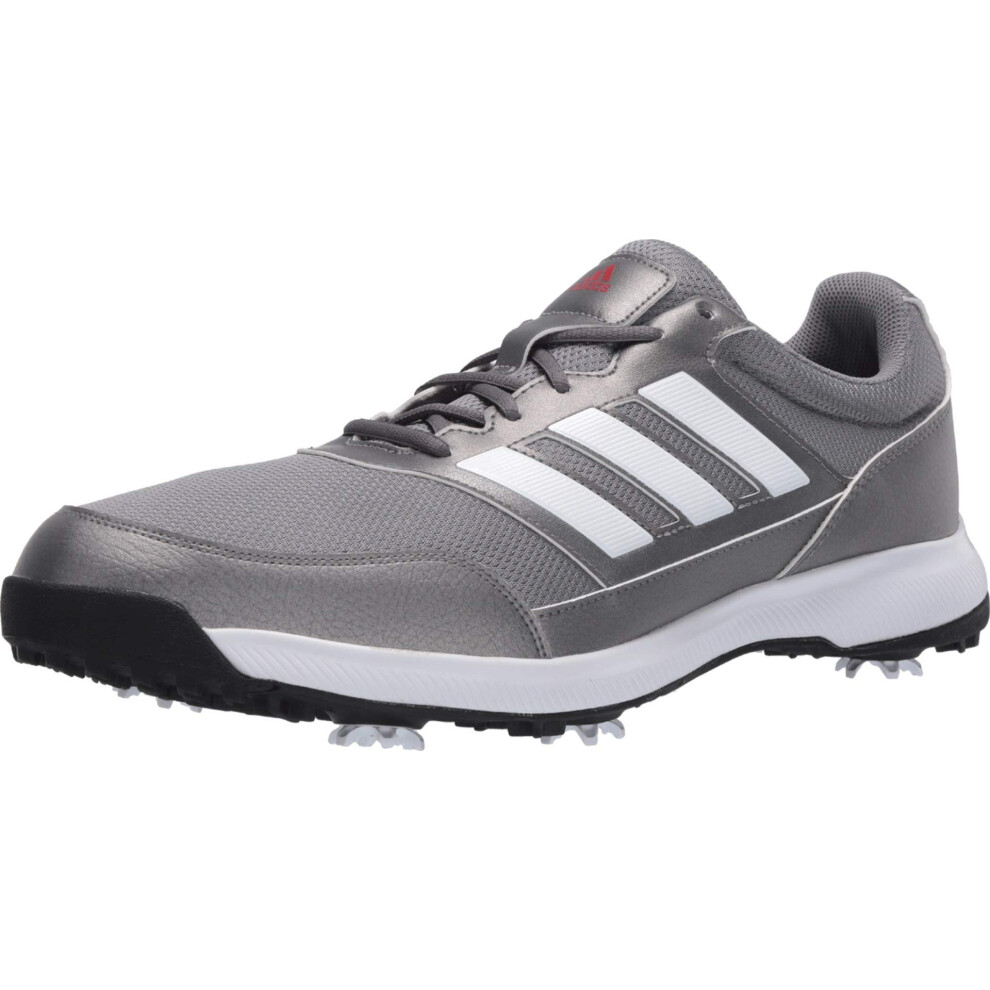 adidas mens Tech Response 2.0 Golf Shoe  Grey Three/Silver Metallic/Gr