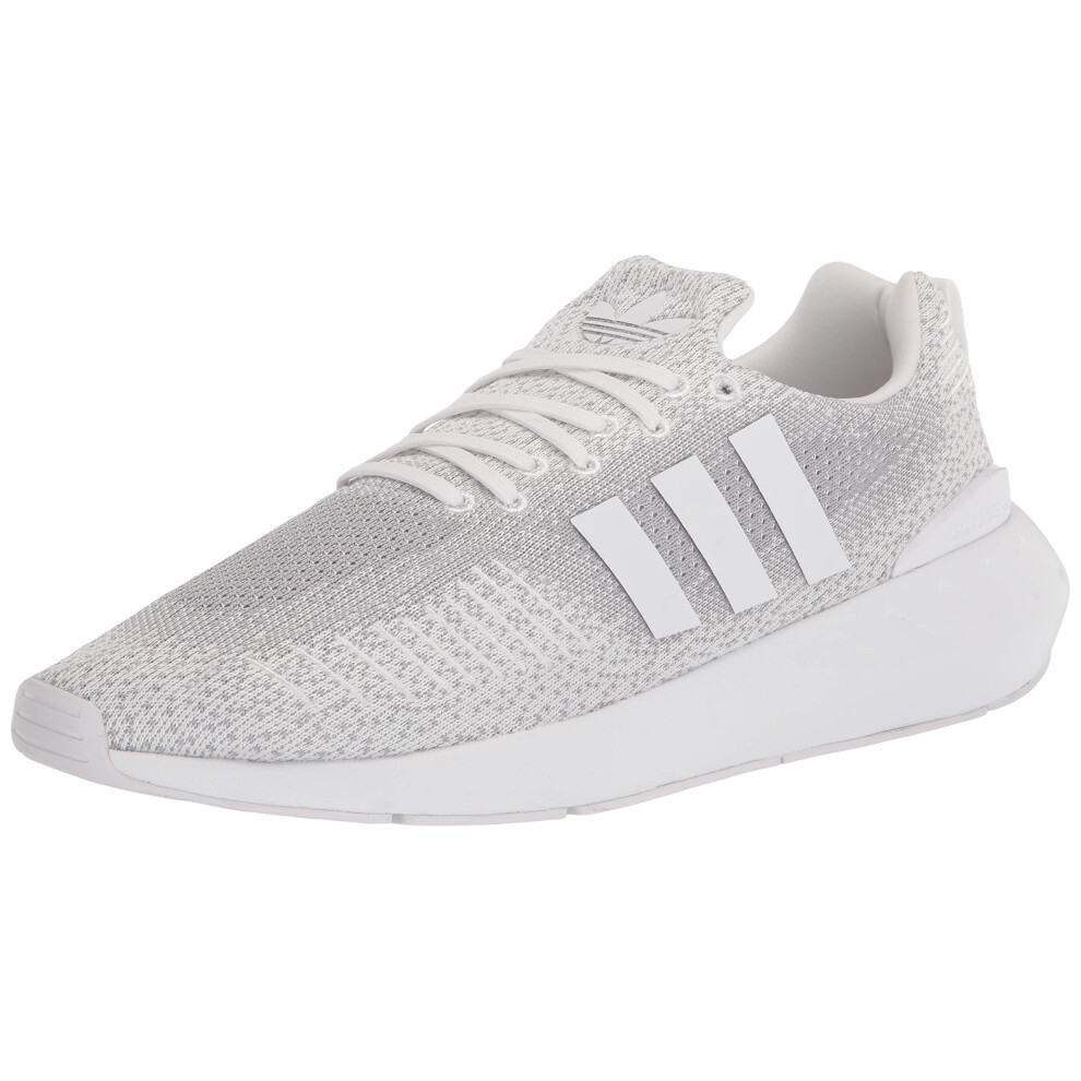 adidas Men's Swift Run 22 Sneaker  White/Grey/Black  8.5