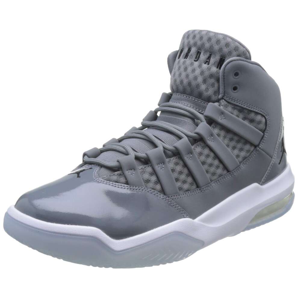 Nike Men's Jordan Max Aura shoe  Cool Grey/Black-white-clear  6 Big Ki