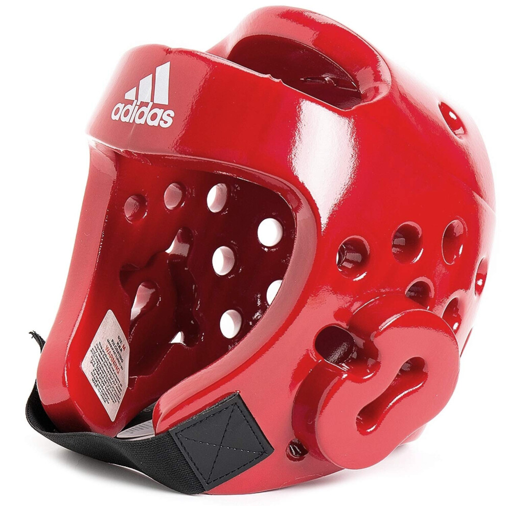 adidas Taekwondo Martial Arts Dipped Foam Head Guard Protector - Red -