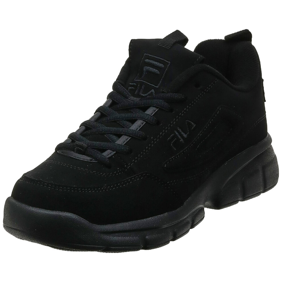 Fila Men's Disruptor SE Training Shoe  Triple Black  8 M US