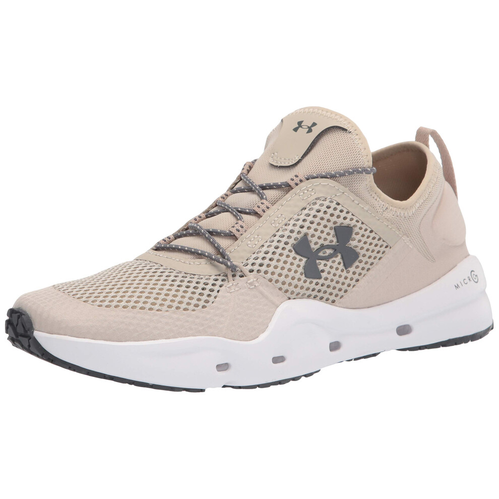 Under Armour mens Micro G Kilchis Sneaker  Khaki Base (200 White  8 US