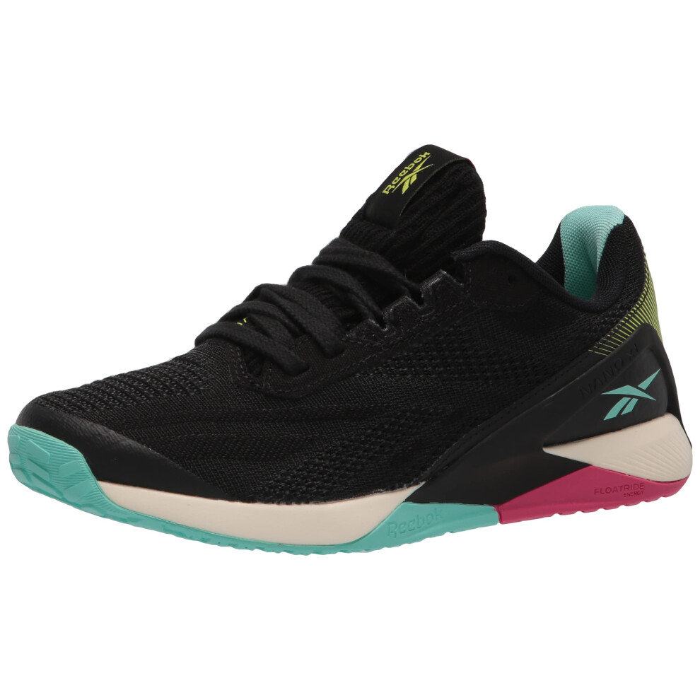 Reebok Women's Nano X1 Cross Trainer  Vegan Collection/Black/Pink/Blue