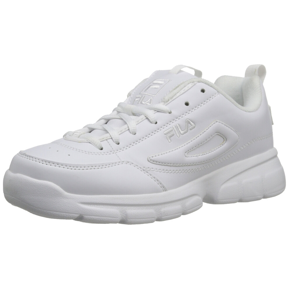 Fila Men's Disruptor SE Training Shoe  Triple White  8 M US