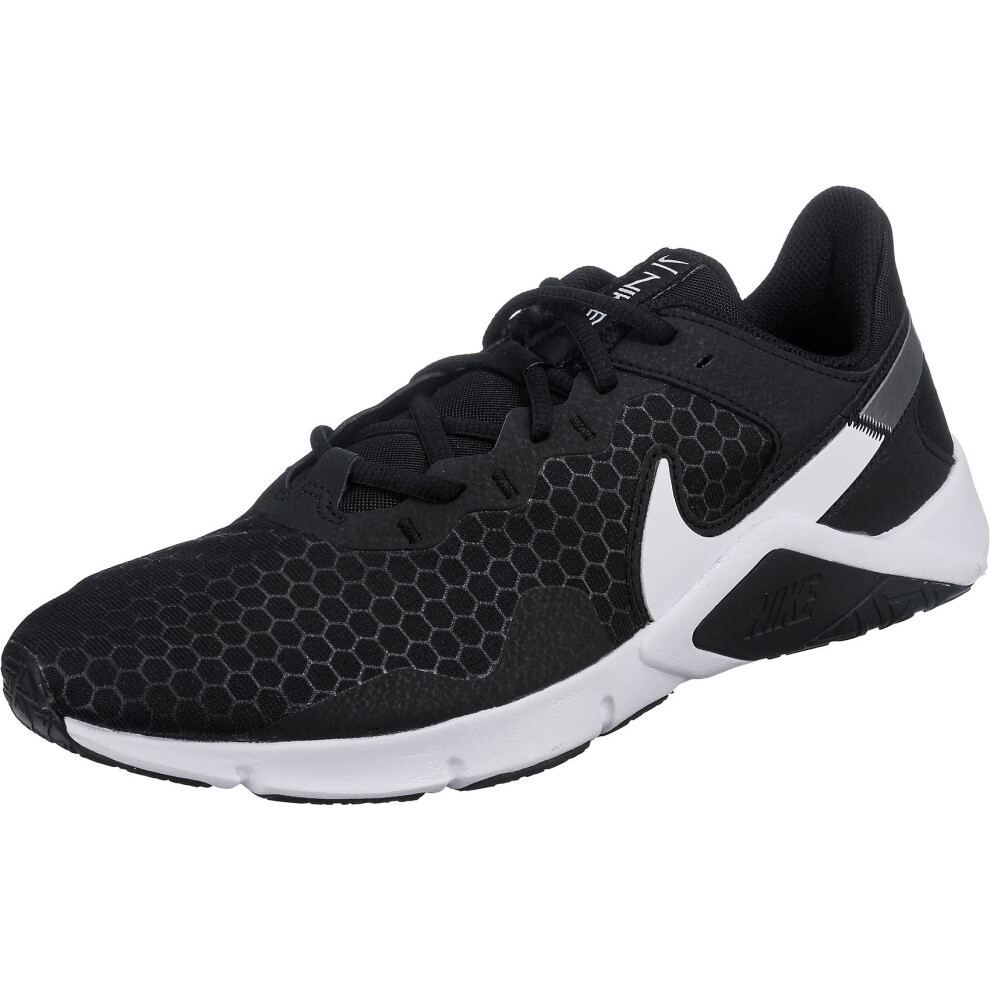 Nike Men's Cross Training Gymnastics Shoe  Black White Metallic Silver