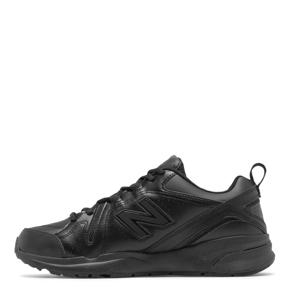 New Balance Men's 608 V5 Casual Comfort Cross Trainer  Black/Black  9.