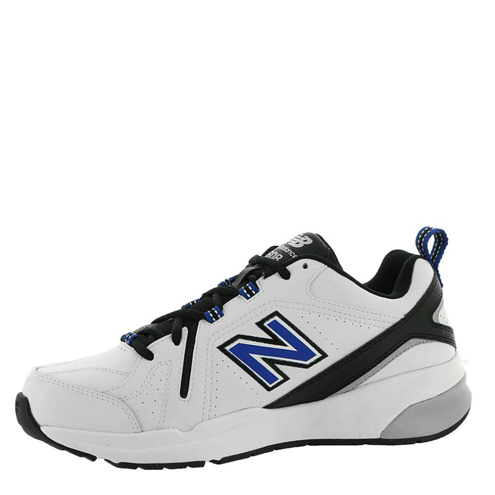 New Balance Men's 608 V5 Casual Comfort Cross Trainer  White/Team Roya