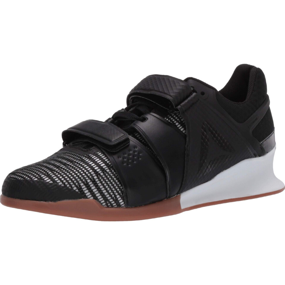 Reebok Men's LEGACYLIFTER Cross Trainer  Black/White/Rubber Gum  8 D (