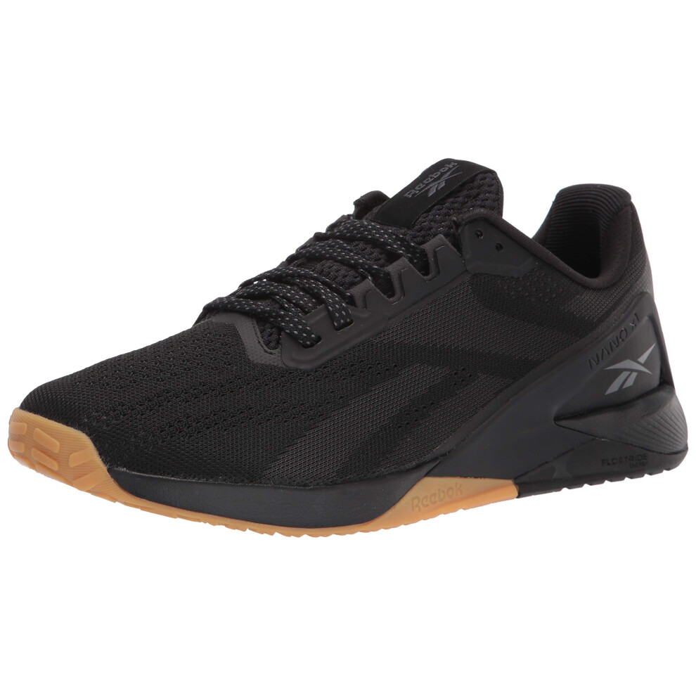 Reebok Mens Nano X1 Cross Trainer  Black/Night Black/Rubber Gum  7