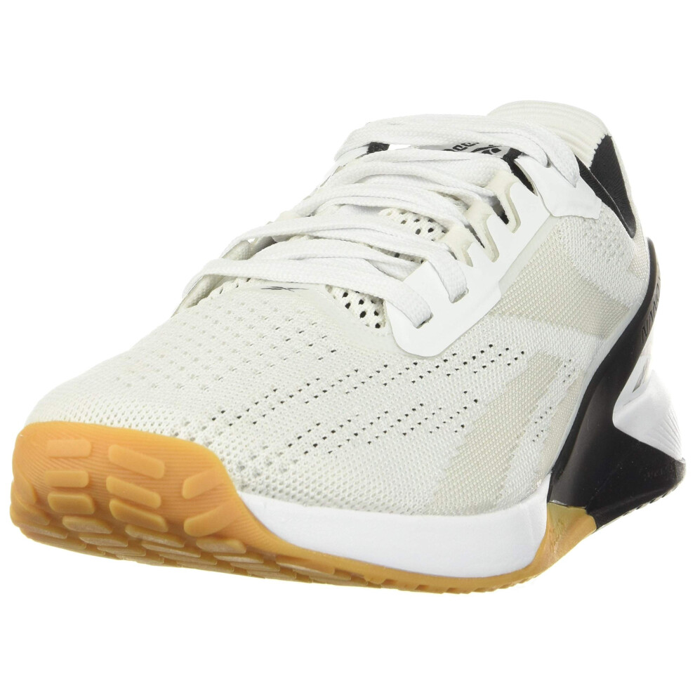 Reebok Men's Nano X1 Cross Trainer  White/Black/Rubber Gum  7.5