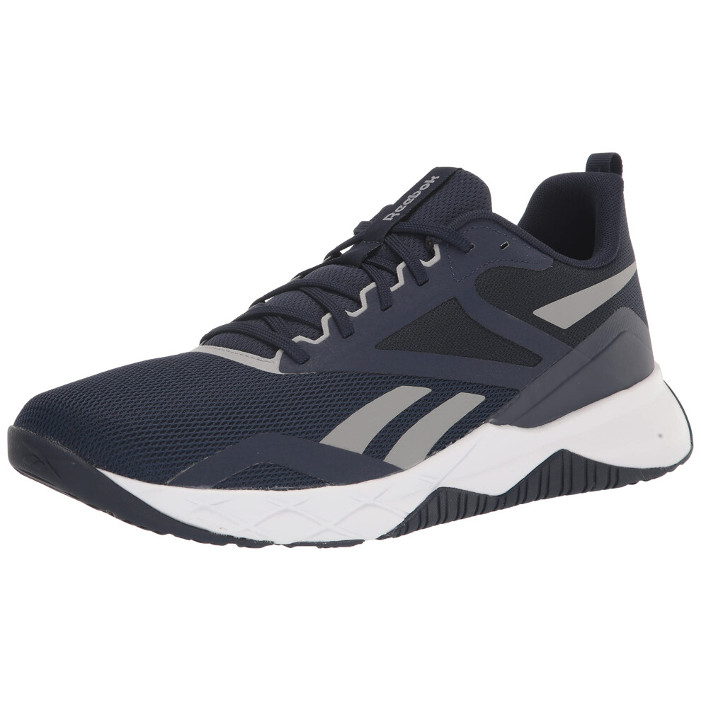 Reebok Men's NFX Cross Trainer  Vector Navy/Pure Grey/White  10.5