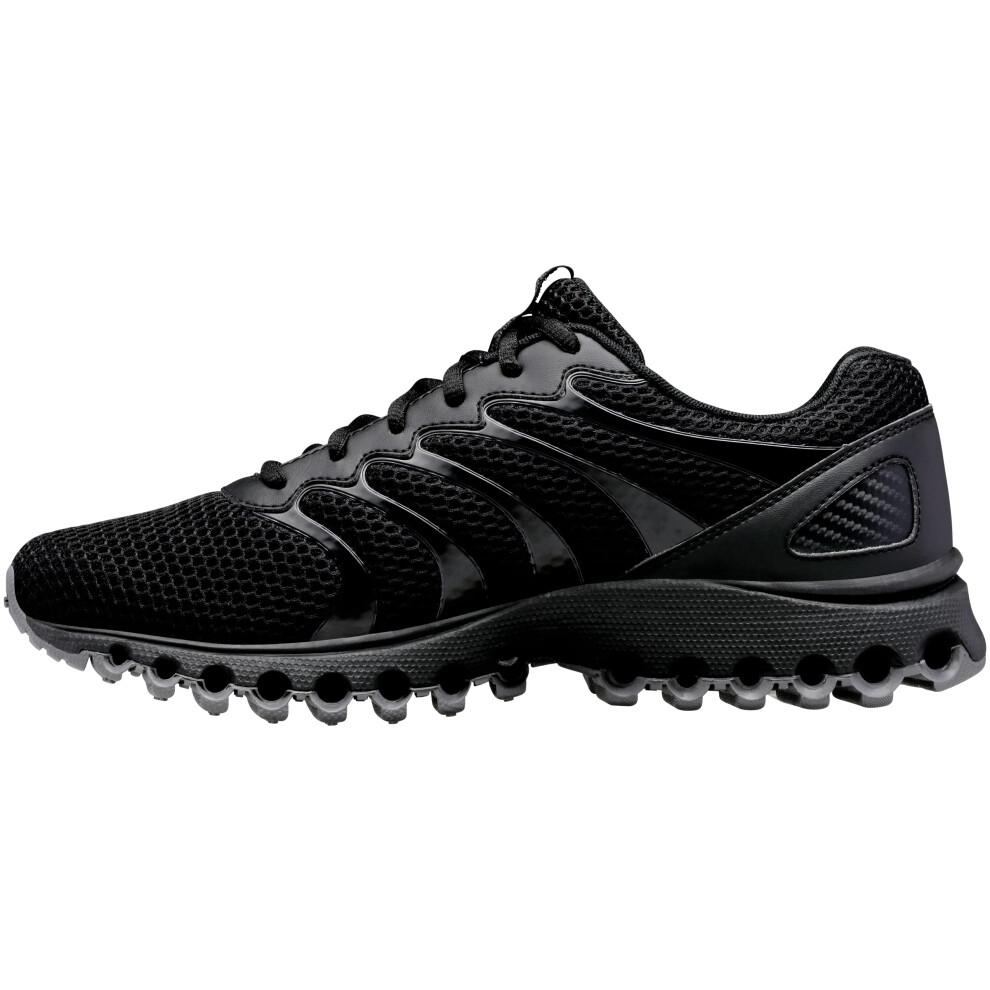 K-Swiss Men's Tubes 200 Training Shoe  Black/Charcoal  8 M