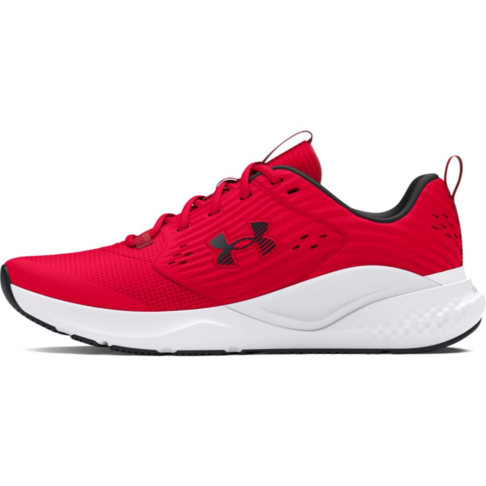 Under Armour Men's Charged Commit Trainer 4  (601) Red/White/Black  13