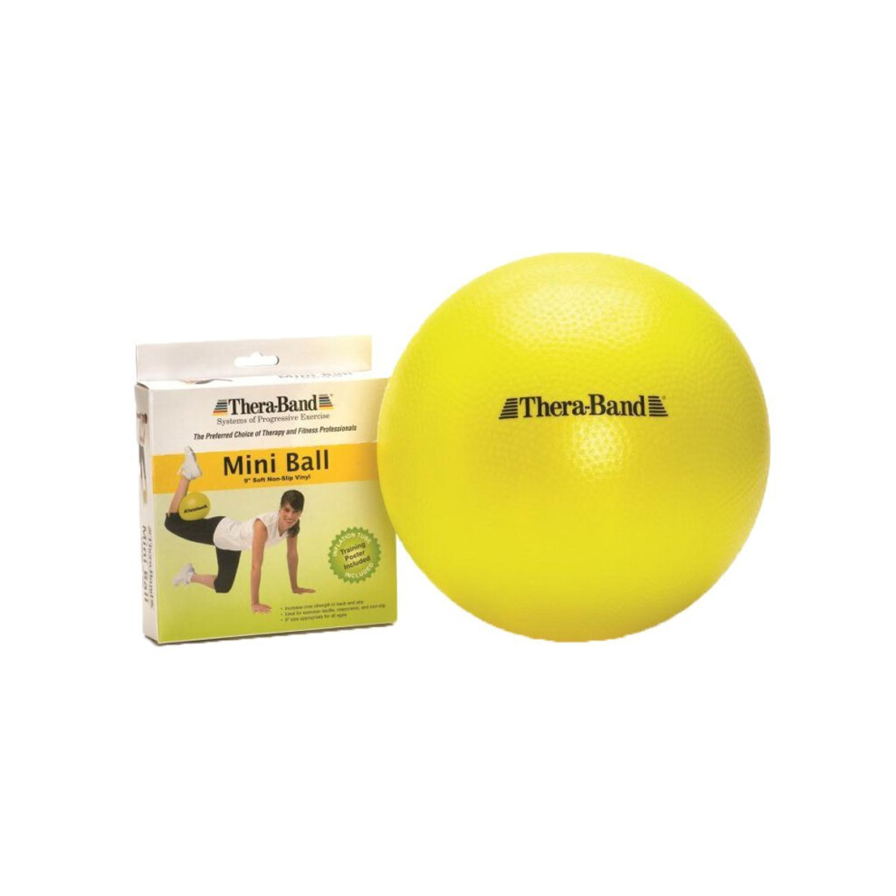 THERABAND Mini Ball  Small Exercise Ball for Yoga  Pilates  Abdominal