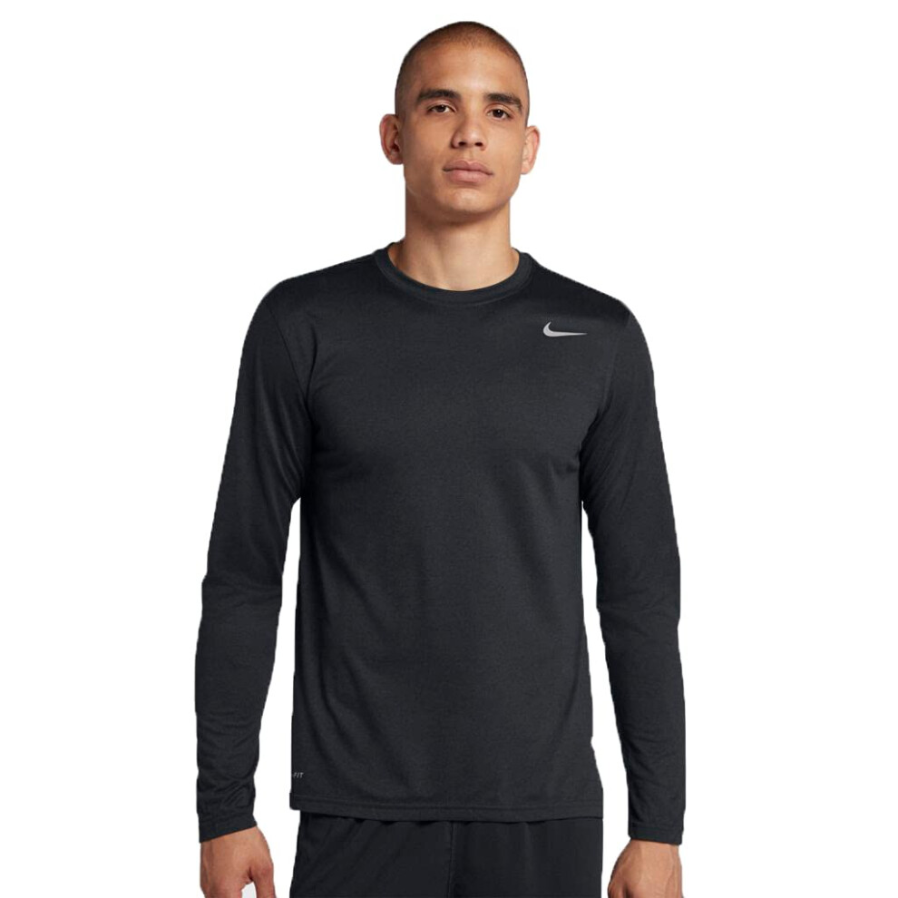 Nike Mens Core Legend 2.0 Long Sleeve Top  Black  Size Medium