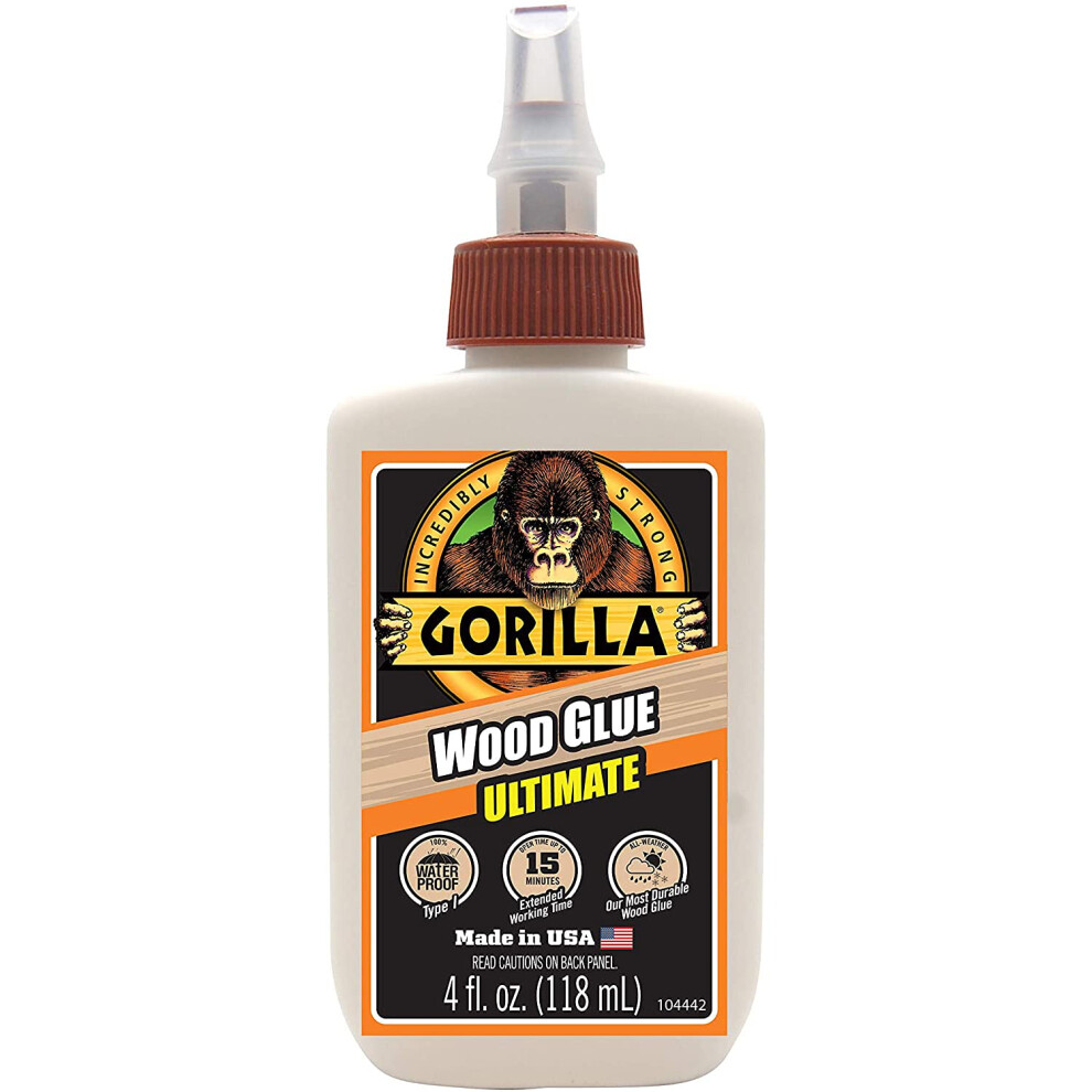 Gorilla WG-U Wood Glue Ultimate: 4 oz. Bottle (White)