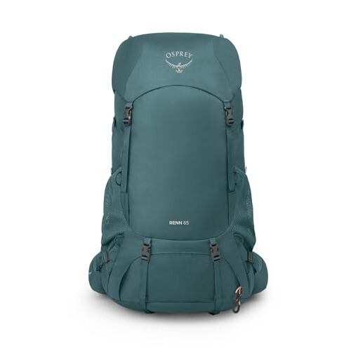 Osprey Europe Osprey Renn 65L Women's Backpacking Backpack  Cascade Blue/Melon Orang 1