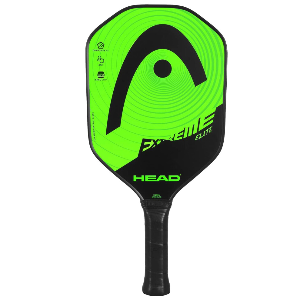 HEAD Extreme Elite Fiberglass Paddle with Honeycomb Polymer Core & Com