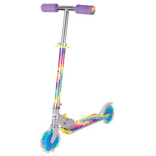 Ozbozz Tie Dye Foldable Scooter - Light UP Wheels - Ages 5 and up. Adj - Board Game