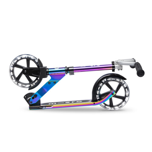 Micro Kickboard - Micro Cruiser LED Neochrome - Two Wheeled  Fold-to-C 2