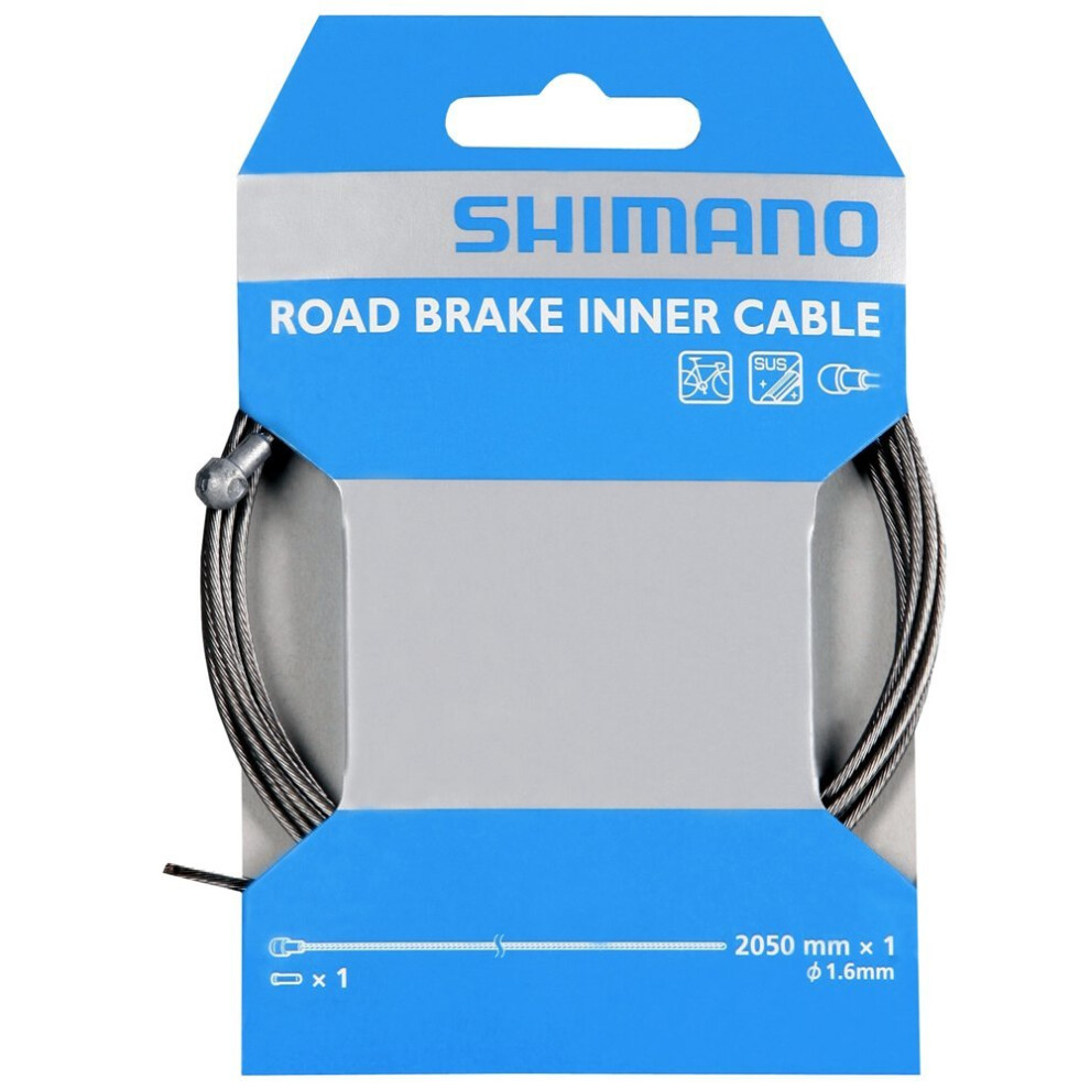 Shimano Stainless Steel Road Brake Cable Each (1.6x1700mm)