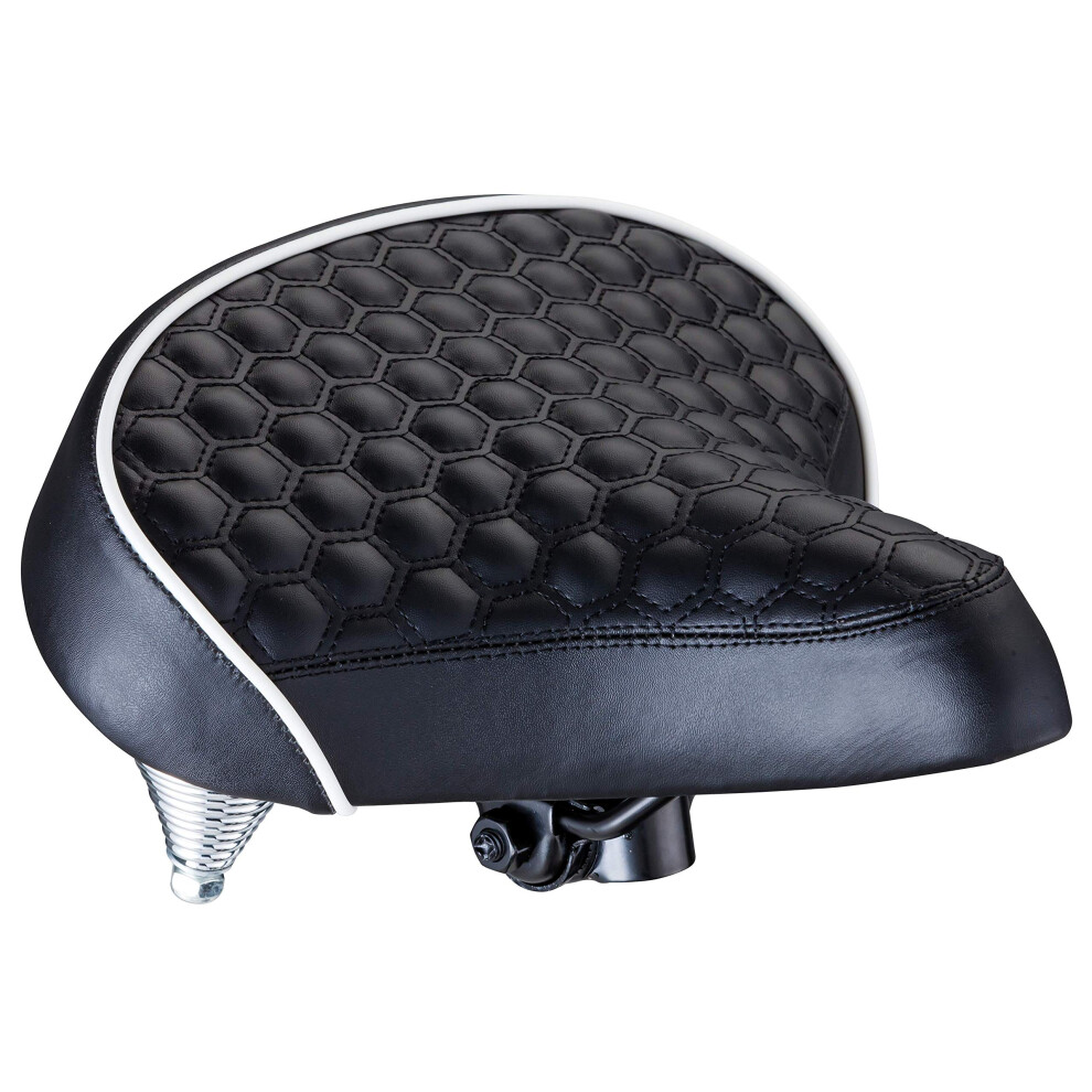 Schwinn Comfort Bike Seat for Men and Women  Quilted Soft Padding Bicy