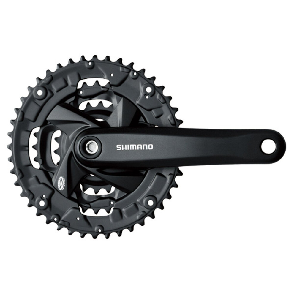 Shimano Altus FC-M371 Crankset - 170mm  9-Speed  48/36/26t  Riveted  S