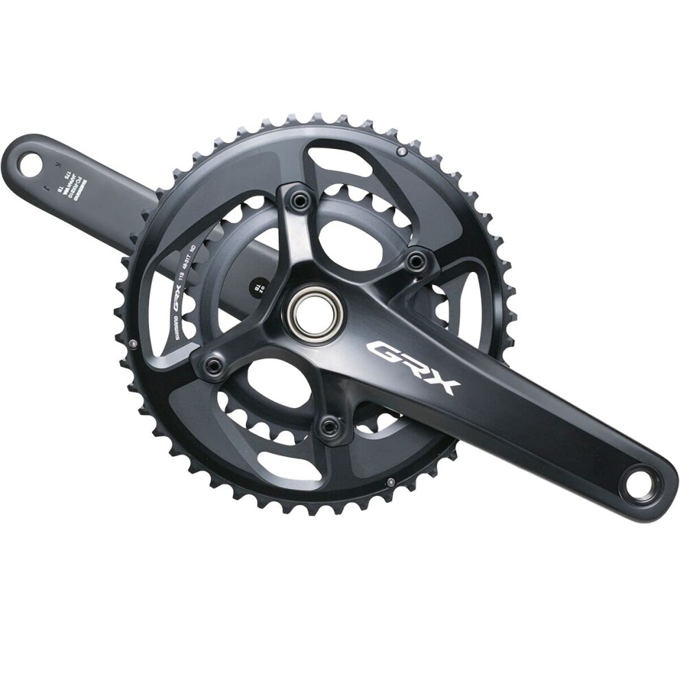 Shimano Unisex - Adult GRX Crankset  Black  One Size