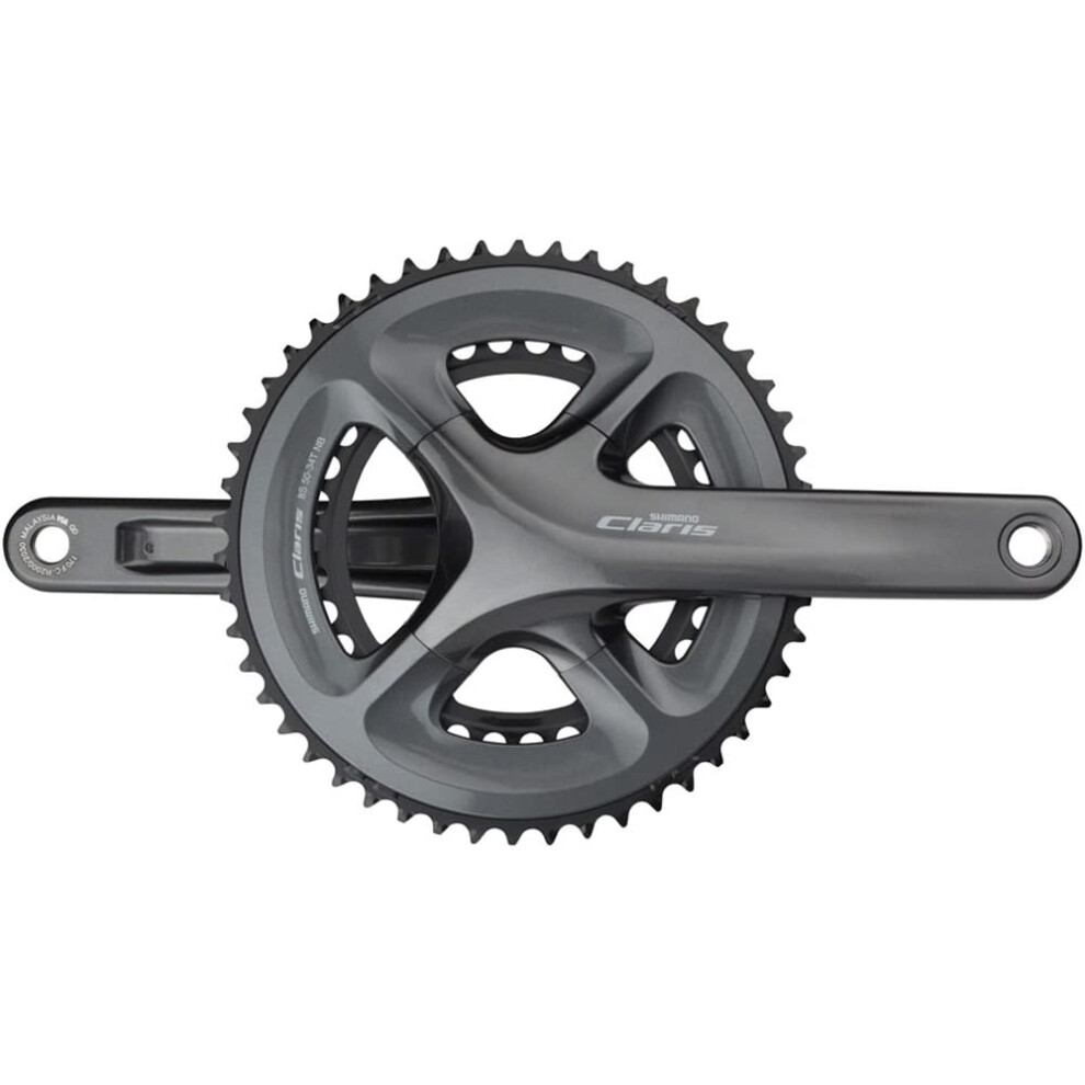 Shimano Claris FC-R2000 Crankset - 170mm  8-Speed  50/34t  110 BCD  Ho