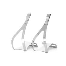 Fiets voetsteunen - ZEFAL - Christophe - Verchroomd staal - Verkocht per paar - 120 g - Twee maten - MTB - Volwassen - Unisex