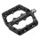 Waveform Aluminum Pedals - Large - Black (Black Large) 2
