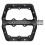 Waveform Aluminum Pedals - Large - Black (Black Large) 1