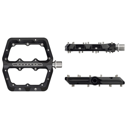 Waveform Aluminum Pedals - Large - Black (Black Large) 2