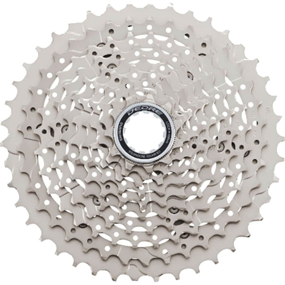 Shimano Deore CS-M4100-10 Cassette - 10-Speed  11-46t  Silver