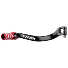 Tusk Inklapbare schakelhendel Zwart/Rood Tip - Past op: Honda CR250R 1993-2007